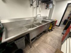 3 Basin Stainless Steel Sink Unit