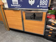 Duke Wooden Bin Station