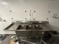 3 Basin Stainless Steel Sink Unit