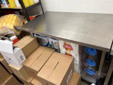 Stainless Steel Food Preparation Table