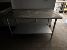 Stainless Steel Prep Unit