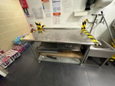 Stainless Steel Prep Table