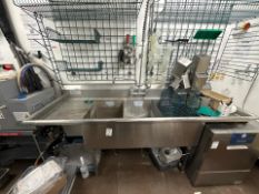 Duke SDTS2116-32-18C 3-Compartment Stainless Steel Sink