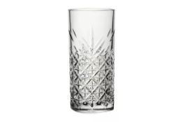 Set of 4 Utopia Crystal Cut Hi Ball Glasses, 125 Sets of 4 Available in Total, No Reserve