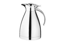 2 x Olympia Vacuum Jug Coffee Flask 1L (polished), 19 Sets Available in Total, No Reserve