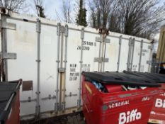 Shipping Container, 20ft in Length, No Reserve, Refrigerated with Metal Grated Floor