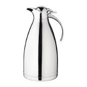 2 x Olympia Vacuum Jug Coffee Flask 2L (polished), 20 Sets of 2 Available, No Reserve