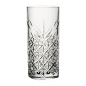 Set of 4 Utopia Crystal Cut Hi Ball Glasses, 125 Sets of 4 Available in Total, No Reserve