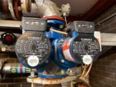Holden & Brooke STARKAN II Twin Glandless Circulators 220-400V 3ph 1520W, Serial 043 0679x/06731