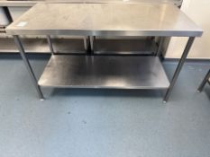 Stainless Steel Preparation Table