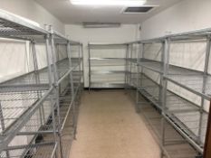 Room Of Adjustable Metal Shelving Units