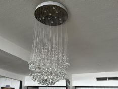 Large Glass Multi Ball Chandaliers X 3