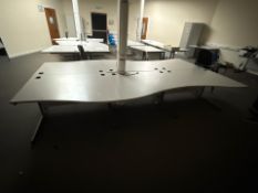 Bank Of 6 Wave Desks