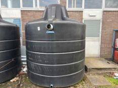 Black Plastic Water Tank