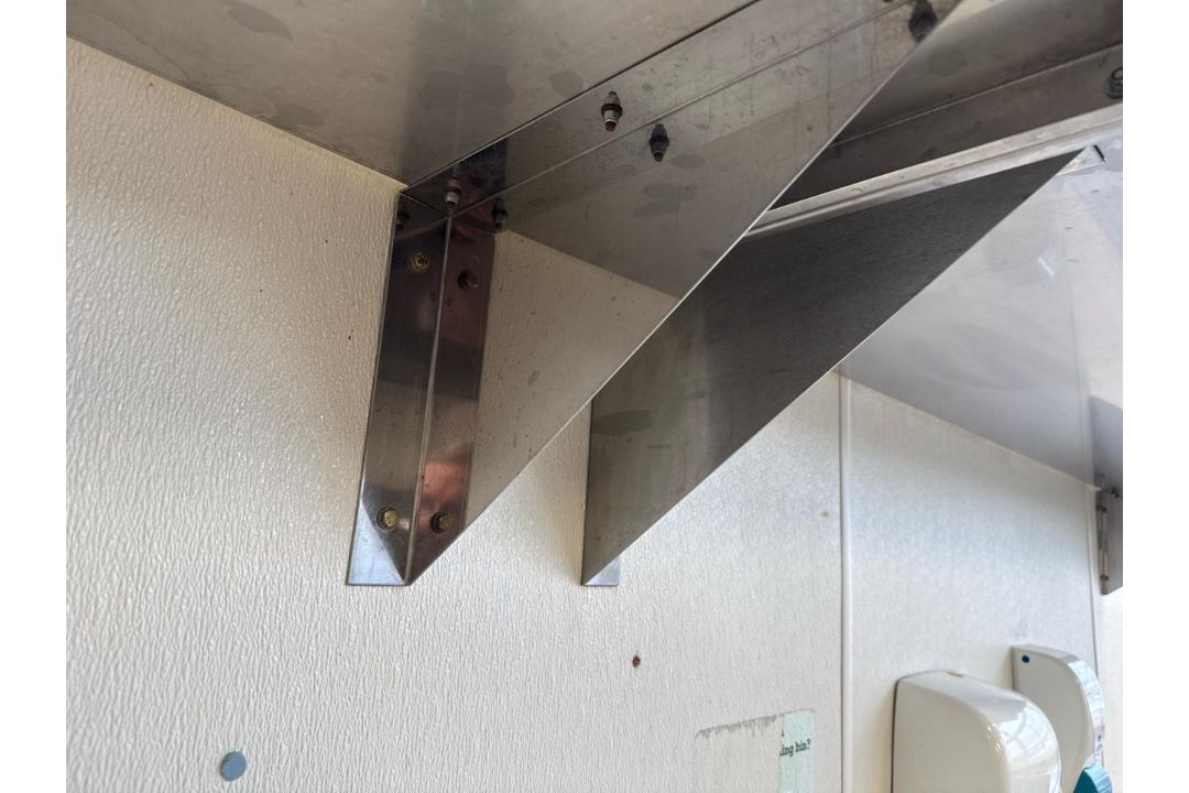 Stainless Steel Wall Shelves X 2 - Image 4 of 7