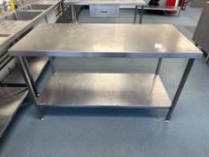 Stainless Steel Preparation Table