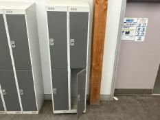 Nest Of 4 Lockers On Wheels