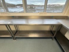Stainless Steel Preperation Table With Upstand