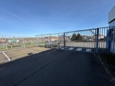 Metal Fencing And Gate With Anti Climb Spikes