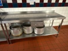 Stainless Steel Prep Unit With Drawer