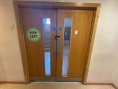 Double Fire Door Approximate Dimensions Of Each Door: Height - 206cm Width - 82cm (166cm in total)