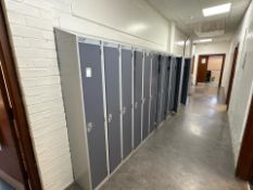 Tall Metal Lockers x17