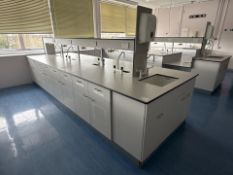 Science Lab Desk Unit With Gas Outlet And Sink