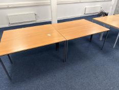 4 x Straight desks