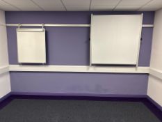Pair Of Hanging Whiteboards & Track