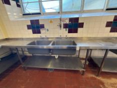 Double Sink Stainless Steel Unit