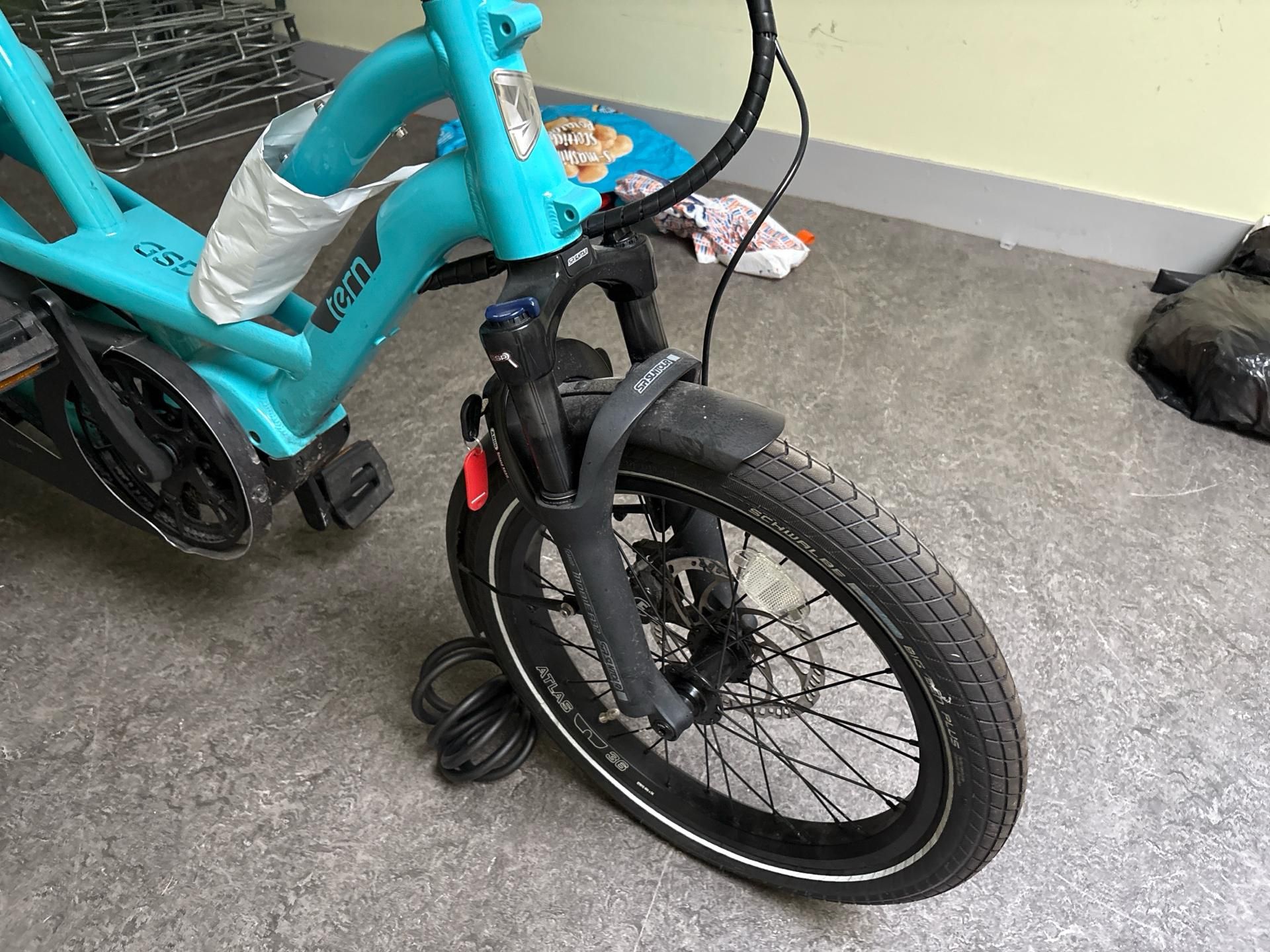 Tern Electric Bicycle With Child Seat - Image 3 of 14