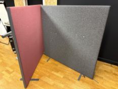 2 x Fabric Space Dividers
