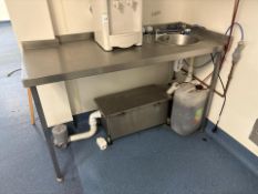 Stainless Table With Sink