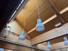6 x Industrial Style Pendant Lights