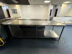 Stainless Steel Prep Table