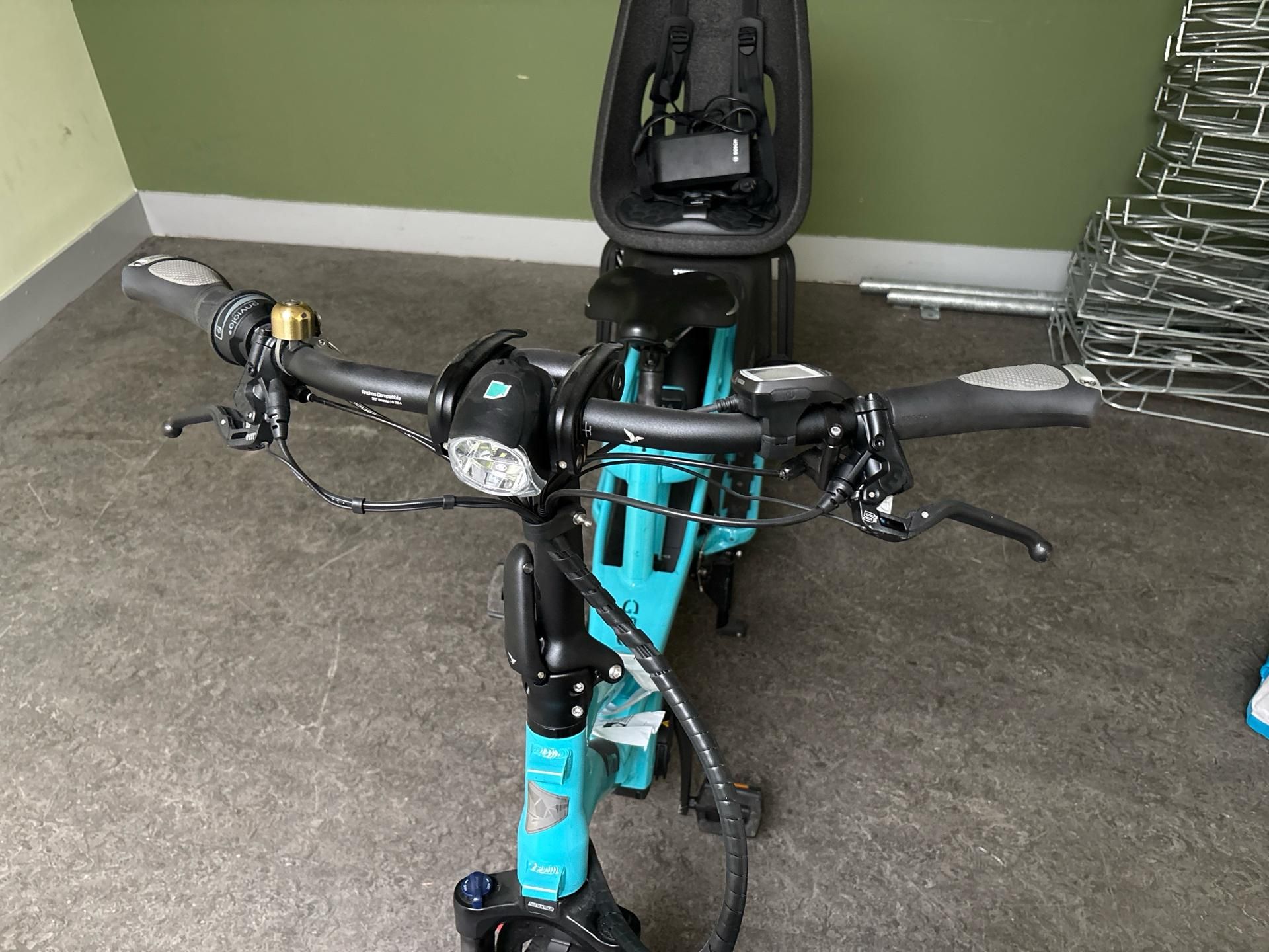 Tern Electric Bicycle With Child Seat - Image 9 of 14