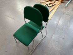 Pair Of Green Conference Chairs