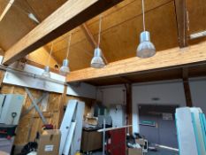 4 x Industrial Style Pendant Lights