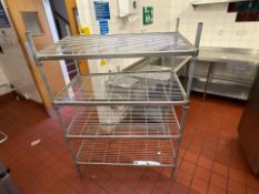 Four Tier Adjustable Shelving Unit