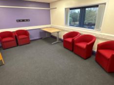 7 x Tub Chairs & Desk