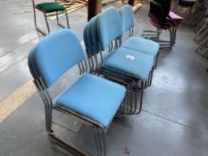 Light Blue Conference Chairs X 9