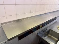 Stainless Steel Wall Shelf X 2