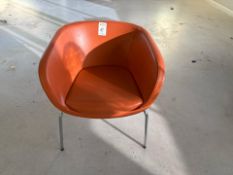 Orange Colour Tub Chair