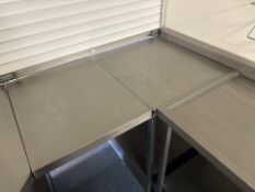 Stainless Steel Table With Folding Sode