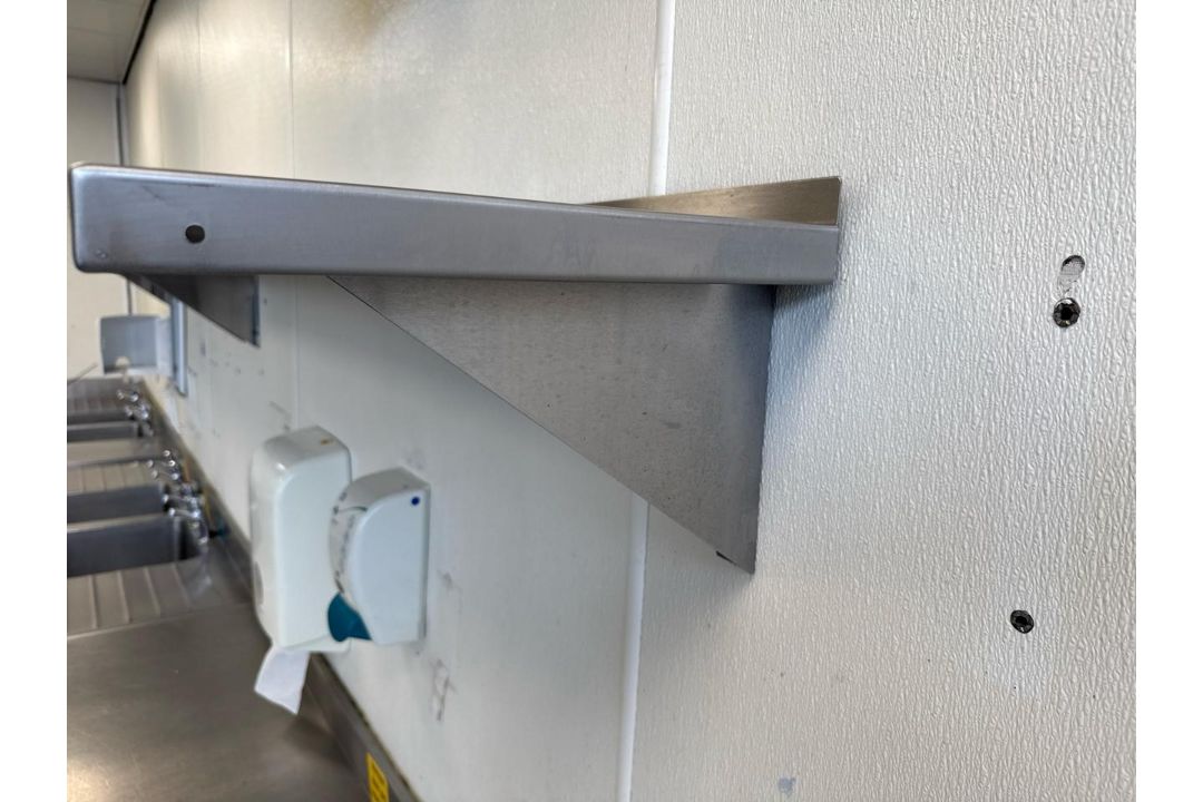 Stainless Steel Wall Shelves X 2 - Image 3 of 7