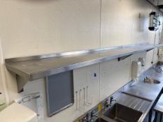 Stainless Steel Wall Shelves X 2