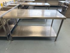 Stainless Steel Preparation Table