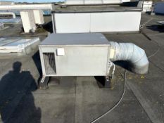 Silver Metal Ventilation Unit