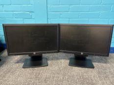 HP Compaq LA2006x Monitor x2