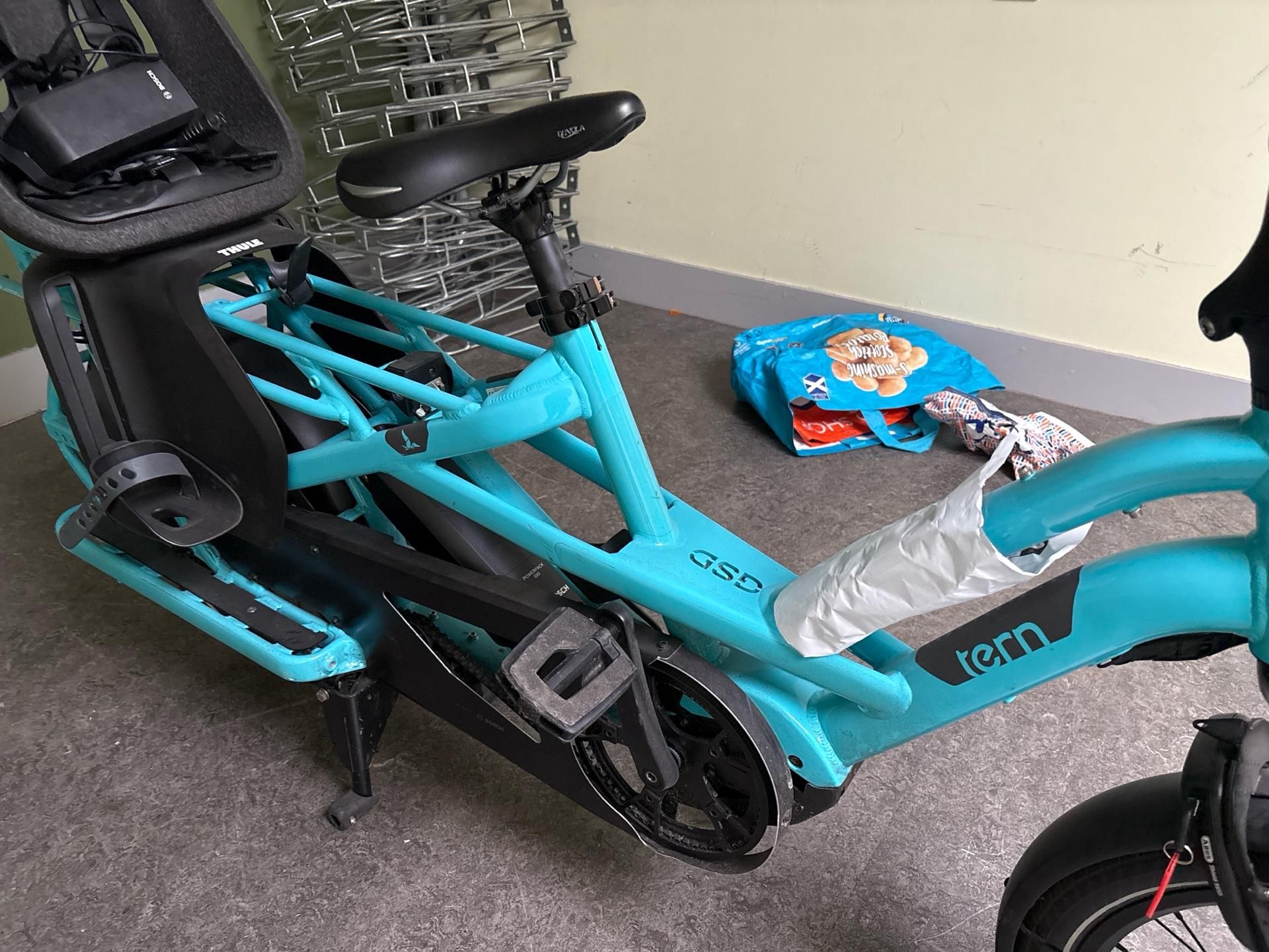Tern Electric Bicycle With Child Seat - Image 4 of 14